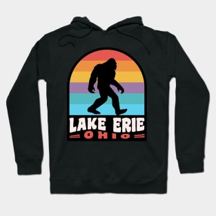 Lake Erie Ohio Bigfoot Sasquatch Cleveland OH Hoodie